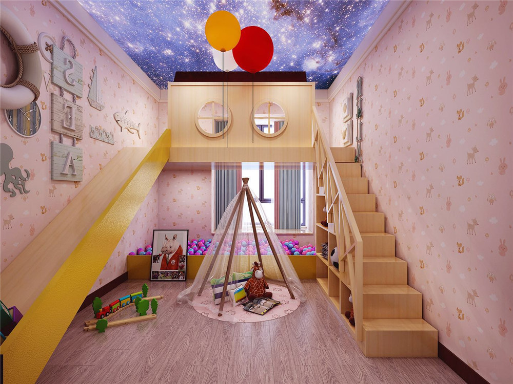 龍湖九里晴川-現(xiàn)代簡約-臥室設(shè)計效果圖