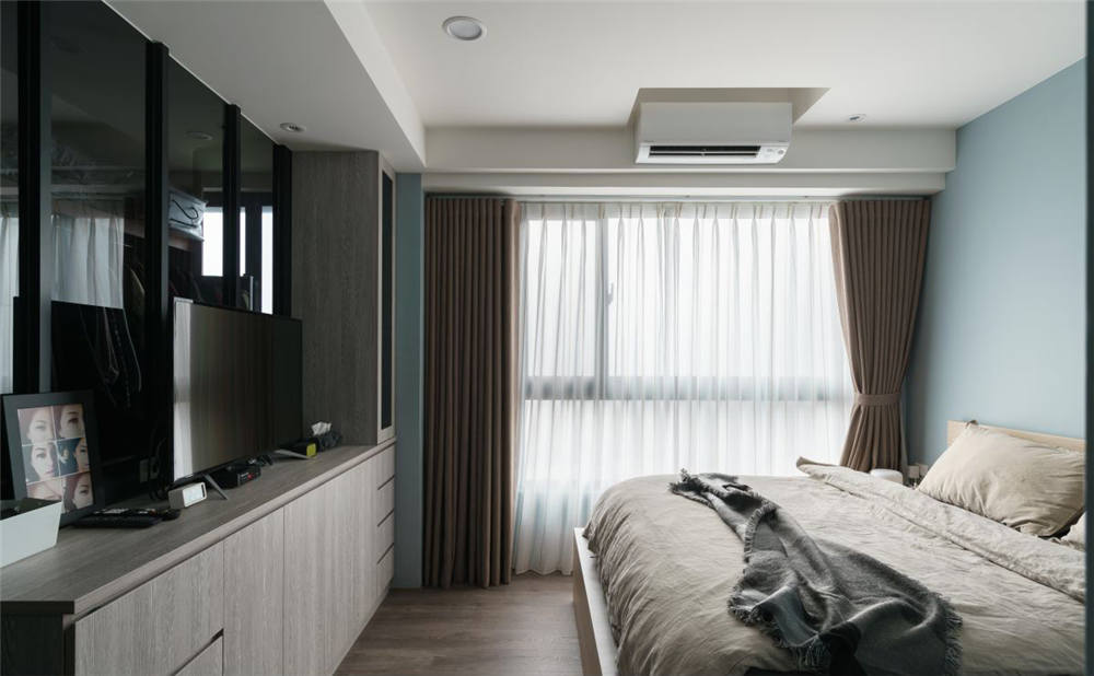 龍湖九里晴川-現(xiàn)代簡約-臥室設計效果圖