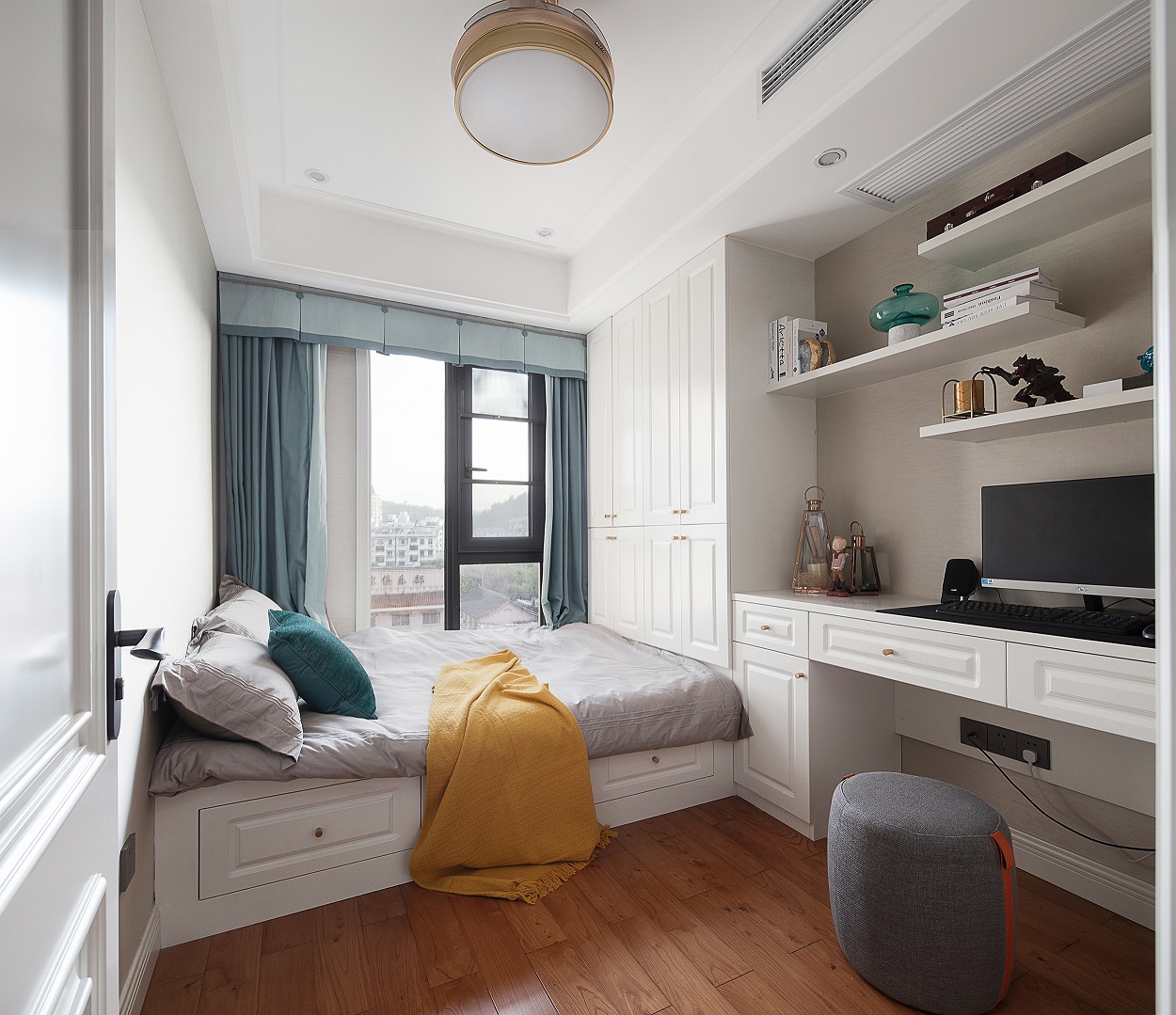 龍湖九里晴川-現(xiàn)代簡(jiǎn)約-臥室設(shè)計(jì)效果圖