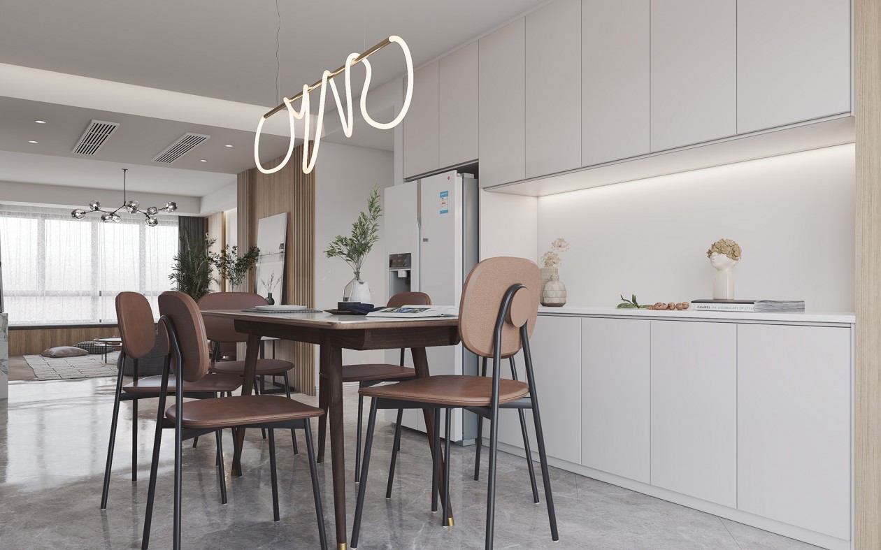 龍湖九里晴川-現(xiàn)代簡約-臥室設(shè)計(jì)效果圖