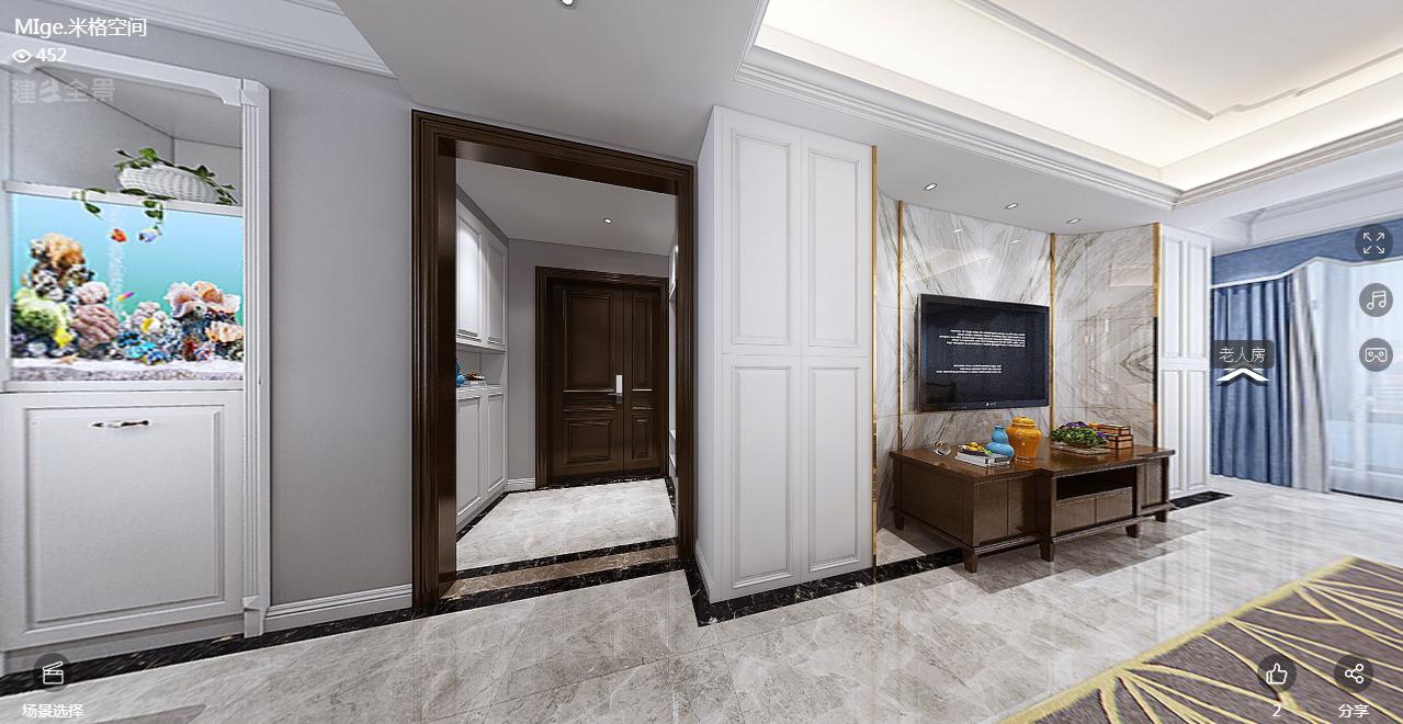 龍湖九里晴川-現(xiàn)代簡約-臥室設計效果圖